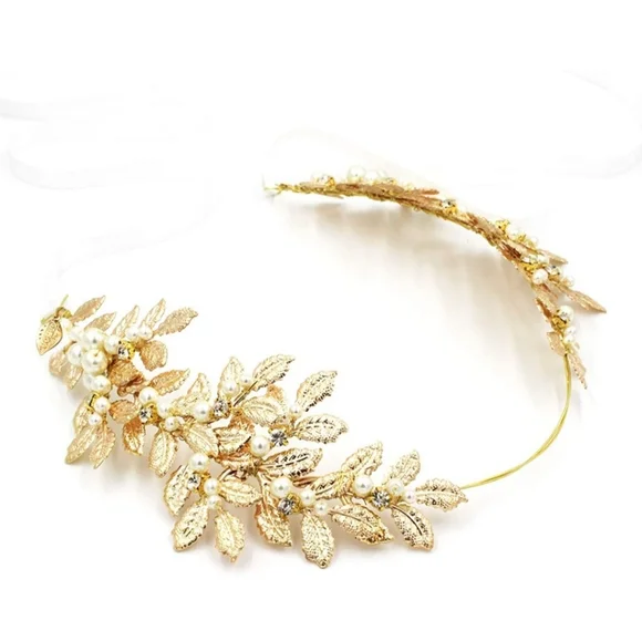 🆕 🚨2 article🚨Leaf Crown with ribbon & Arm Cuff - Picture 4 of 13